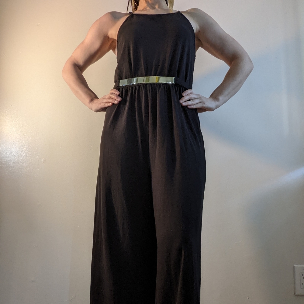 Black Pant Romper
